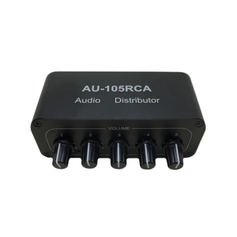 RCA 오디오 디스트리뷰터 스테레오 오디오 믹서, RCA 스플리터, 듀얼 채널, NJM4580 OpAmp, 파워 앰프용 액티브 오디오, 1-5