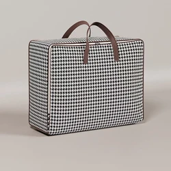 Large Capacity Foldable Storage Bag for Quilts and Clothes - Portable and Dustproof with Handles (Travel Bag)