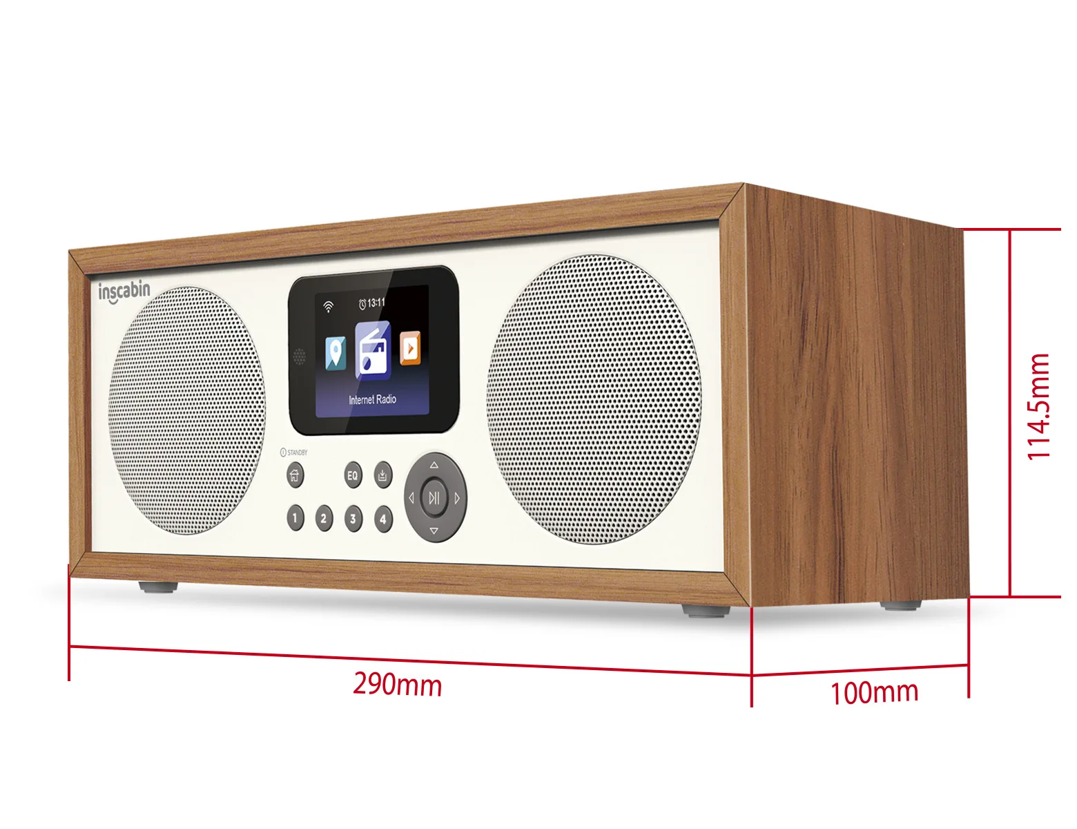 Radio Digital con WiFi para el hogar, reproductor MP3 con