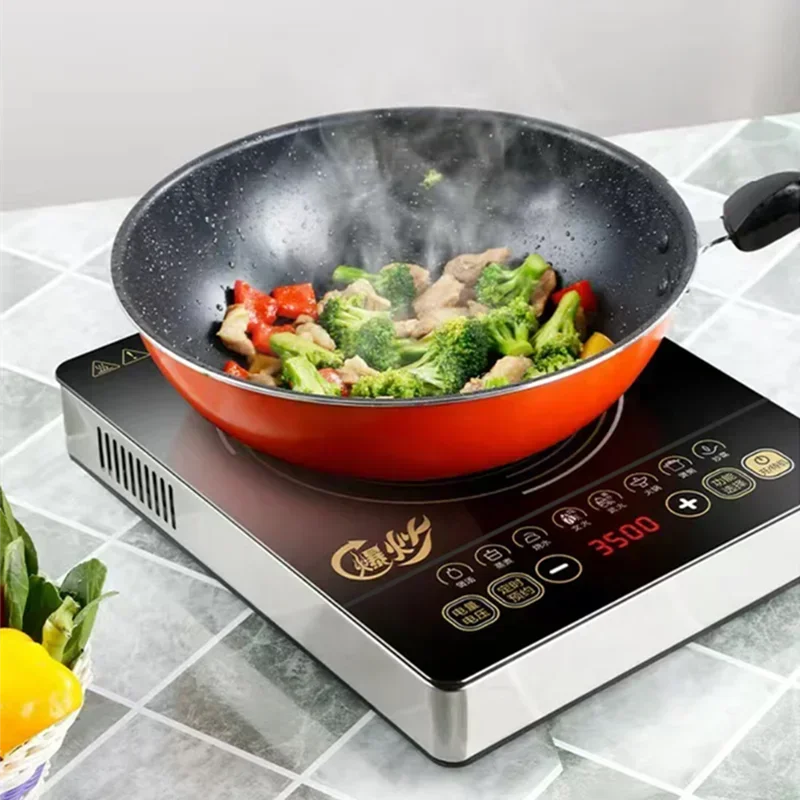 3500W Household Induction Cooker 220V Multi-function Cooking Hot Pot Integrated Induction Cooker