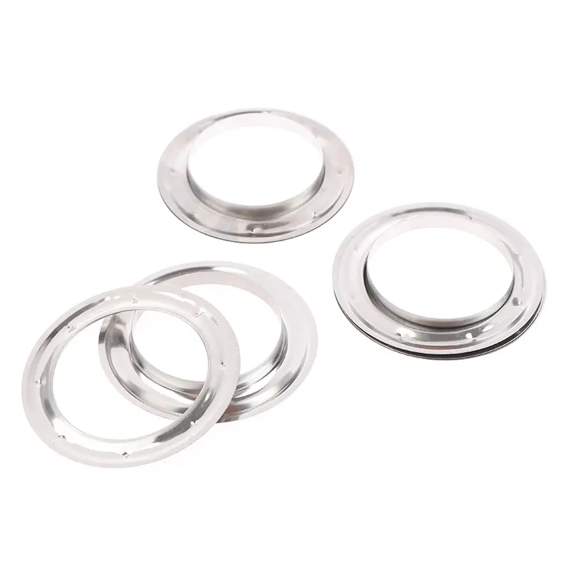10Pairs Eyelet Curtain Rings Curtain Grommet Top Silvery Metal Ring Header Accessories Be Assembled With A Press