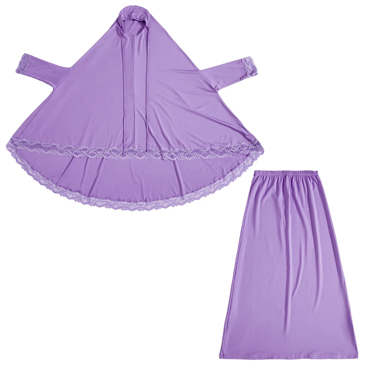 Girls' Lace Bat Shirt and Skirt Set