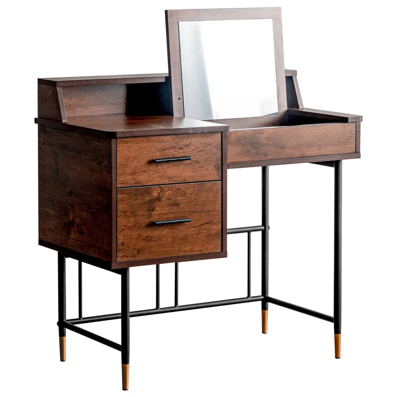 

Wabi-sabi New Chinese Bedroom Dresser Storage Cabinet Vintage Master Bedroom Dressing Table House Lonely Style Furniture Dressin