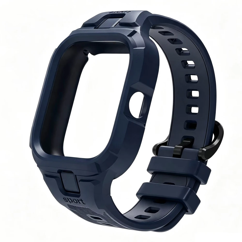 Silicone Sports Band with Integrated Cover - Premium Strap