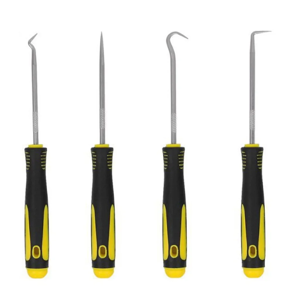 4 Pc 160mm Auto Oil Seal Screwdriver Car Pick Hook O Ring Oil Seal Gasket Puller Remover Tools Sealing Tools Repair