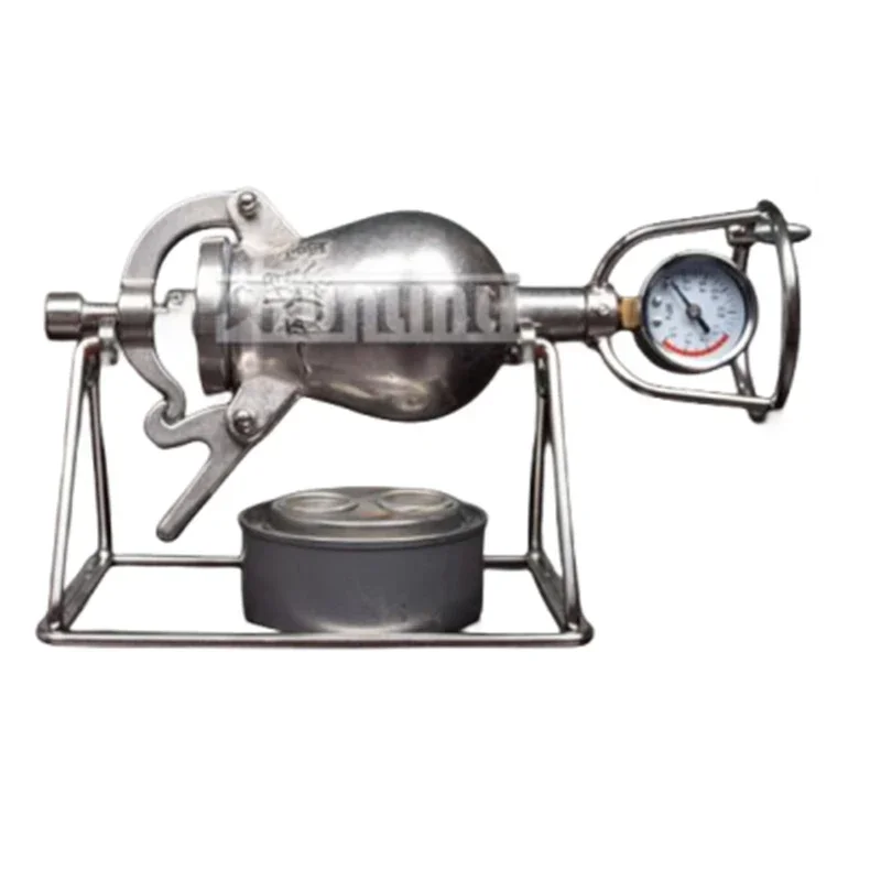 New 230ml Hand Popcorn Machine Stainless Steel Mini Popcorn Puffing Machine Puffed Rice Corn