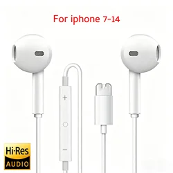 Premium Wired Earphones with USB - C, Lightning & 3.5mm Connectivity (For iPhone 7 - 14)