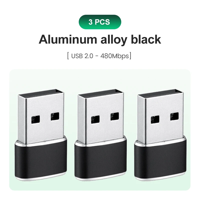 ตัวเลือกสินค้า อะแดปเตอร์ USB แปลงเป็น USB-C สำหรับ iPhone และ Samsung