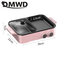 Multifunction Electric Cooker Hotpot Barbecue Grill Griddle Egg Omelette Frying Pan Stove Crepe Oven Pancake Pie Baking Roaster 2