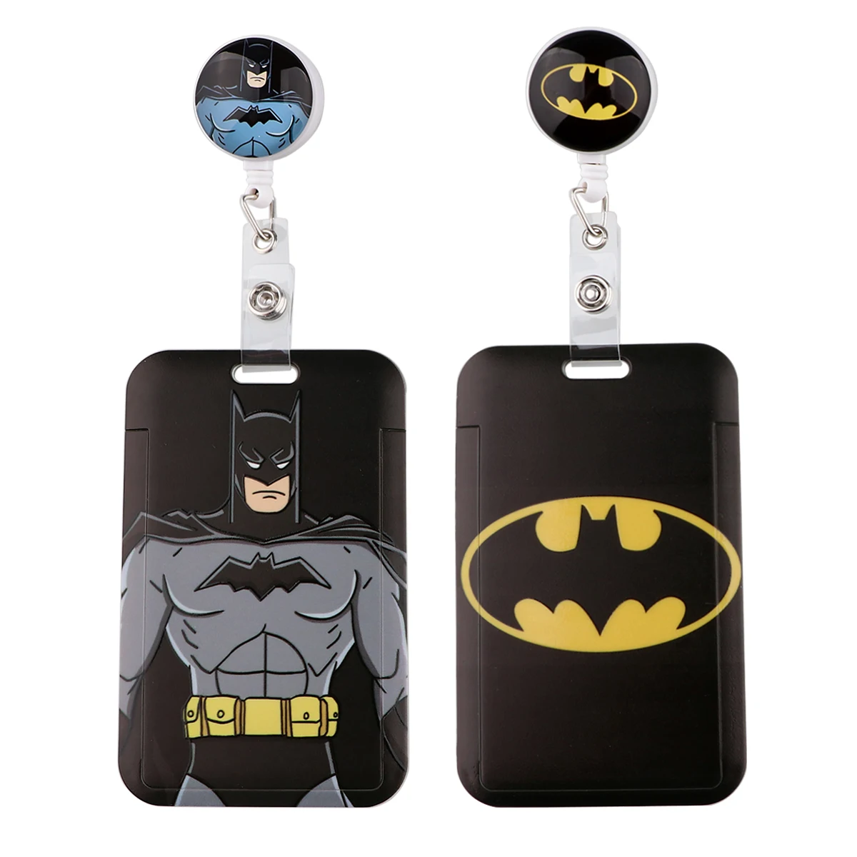 영화 멋진 물건 개폐식 배지 홀더 만화 간호사 의사 배지 릴 드레스 클립 태그 ID 이름 카드 홀더 선물 