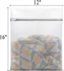 3Pcs Durable Honeycomb Mesh Laundry  Reusable Washing MachinesBags clothes lingerie bra for Delicates 12 x 16 Inches (3 Medium) 2