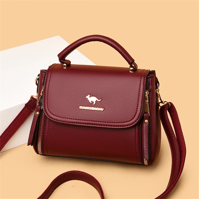 Mini Women's Bag Trend 2022 Square Design Decorate Crossbody Bags Luxury Handbag Quality PU Leather