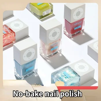 Smalto per unghie senza cottura Croce di lunga durata Asciugatura rapida Non sbucciare le unghie Smalto per unghie glitter nudo 40 colori Non danneggiano le mani 1