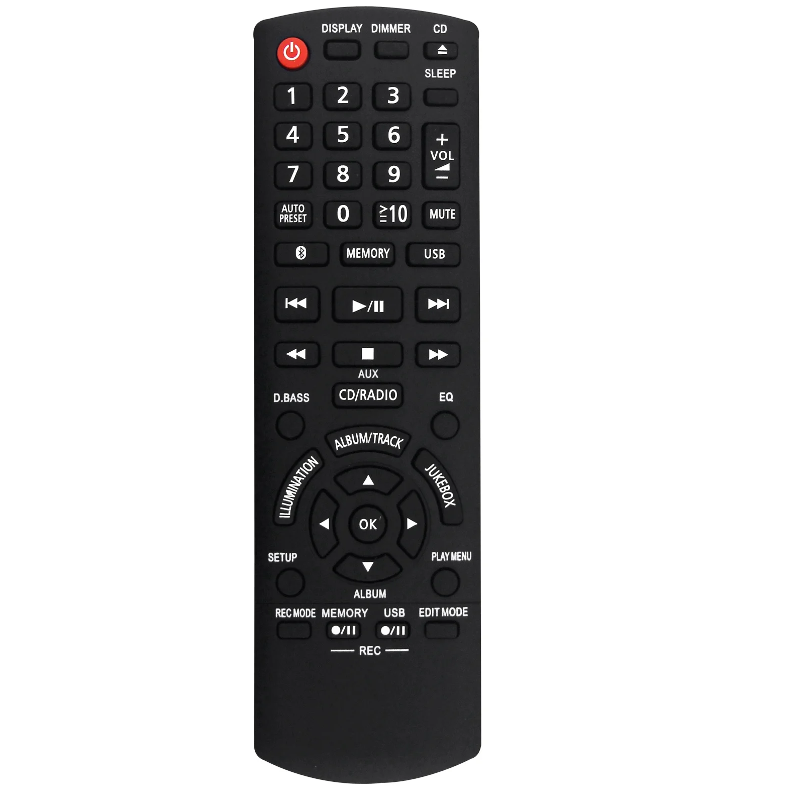 Sostituisci Muslimremote Per Panasonic Sa-Akx900 Scakx300 Sa-Akx400 Sa-Akx550 Sa-Akx500 Sa-Akx600 Bt Cd Stereo System