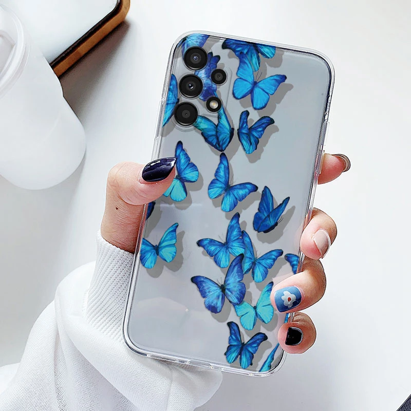 Floral Transparent Soft Silicone Phone Case - Flower TPU Cover