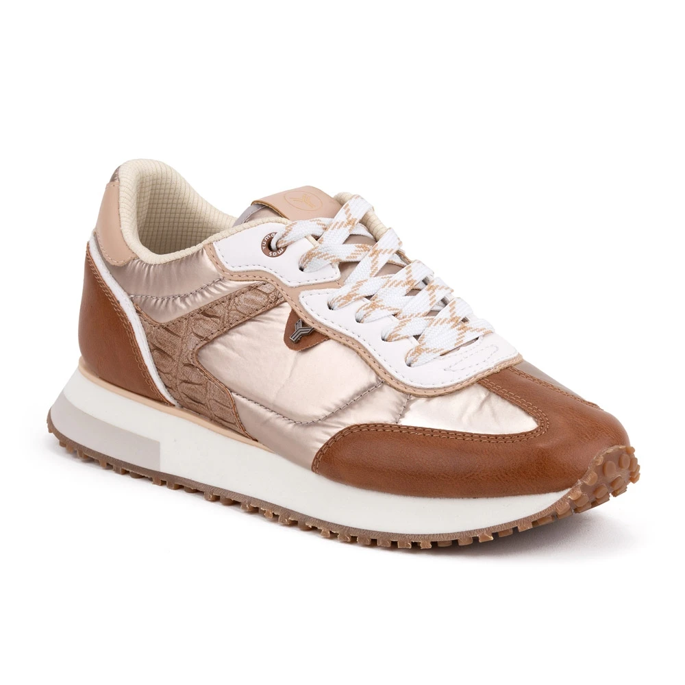 Yumas Zapatilla Sneaker TALIA color Cuero para Mujer Deportiva con plantilla Látex Confort|Zapatillas para caminar| - AliExpress