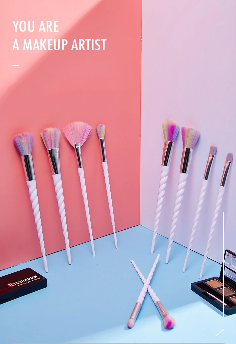 Description Picture 2 of item10pcs Makeup Brushes Set Soft Hair Foundation Brush Powder Blush Contour Eyebrow Eyeshadow Women Cosmetic Blending Make Up Tools