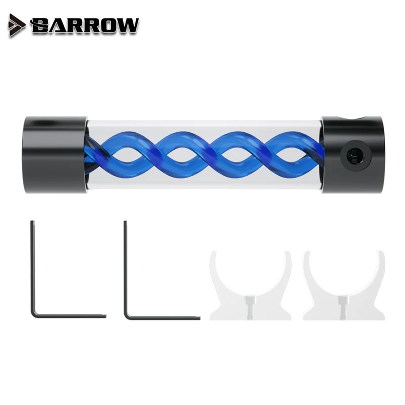 Tanque de Água Espiral Cilíndrico Tlyk305 mm da Suspensão do Virus de t da Multi-cor do Carrinho de Mão Furo Lateral Furo Superior para o Sistema de Refrigeração da Água - Imagem 2