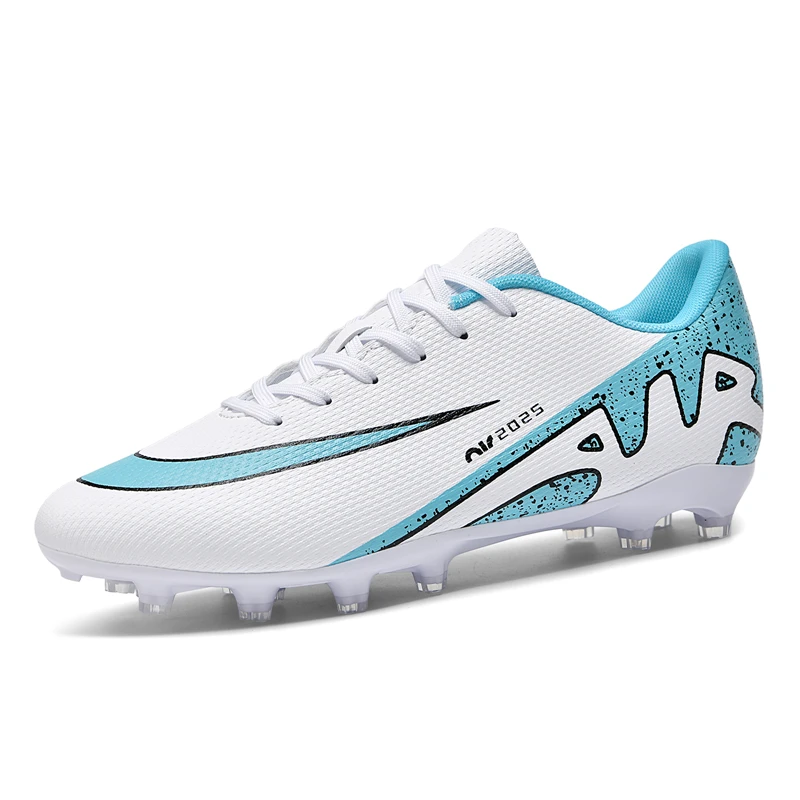 Football Shoes Men&lsquo;s Football Boots Low Top Soccer Shoes Comfortable Breathable TF/FG Grass Non-Slip Training Sneakers Outdoor Footwears