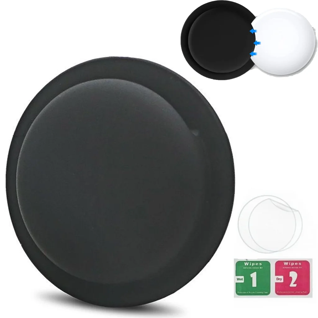 Magnetic Silicone AirTag Holder with Adhesive Sticker