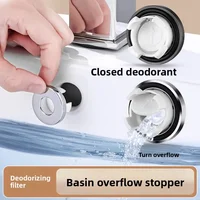 จุกปิดท่อระบายน้ำอ่างล้างหน้าทองเหลือง 1-30 ชิ้น ฝาปิดท่อระบายน้ำเซรามิกสำหรับอ่างล้างหน้า ฝาครอบอ่างล้างหน้าแบบมีรูระบายน้ำตกแต่ง 6