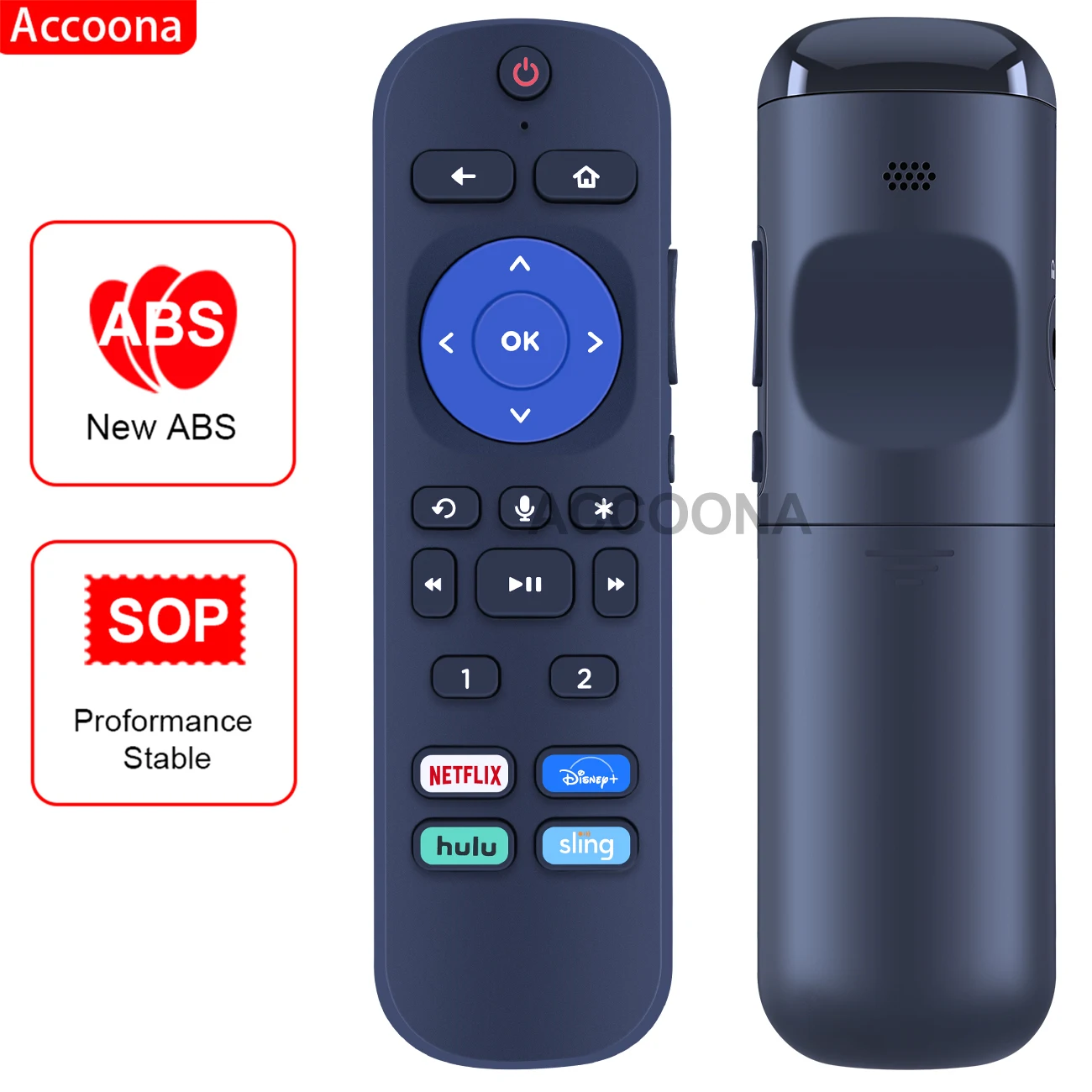 Telecomando Vocale Rc-Al9 3226000844 Per Audio Lettori Tv Roku