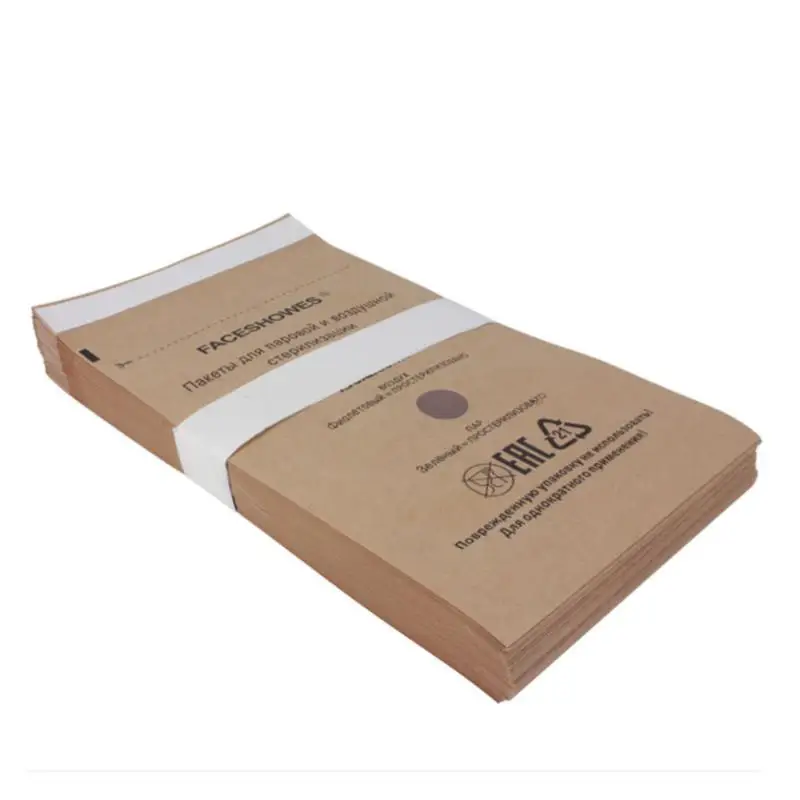 50Pcs Sterilization Nail Bag Manicure High temperature cleaning Pouch Accessorie