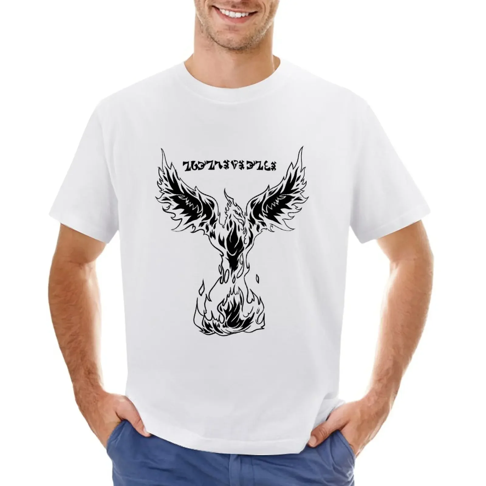 

Flame and Soul T-Shirt graphics anime clothes funny t shirts for men
