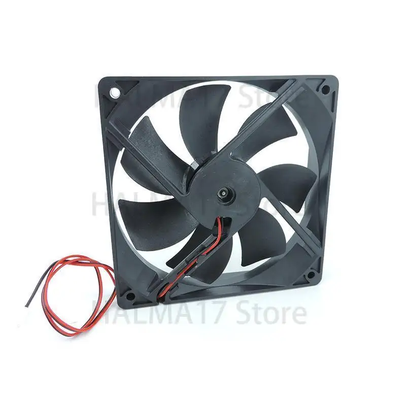 1 DC Fan 5V 12V 24v 120mm*120mm*25mm Brushless Cooling Fan oil-containing 2PIN PC Computer Case Cooler 12cm 0.1A J17