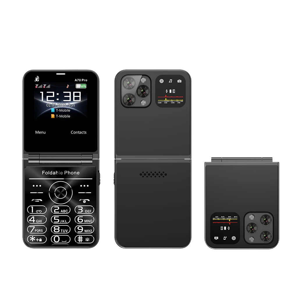 سيرفو A70 برو هاتف محمول قابل للطي 3G WCDMA سرعة ا...