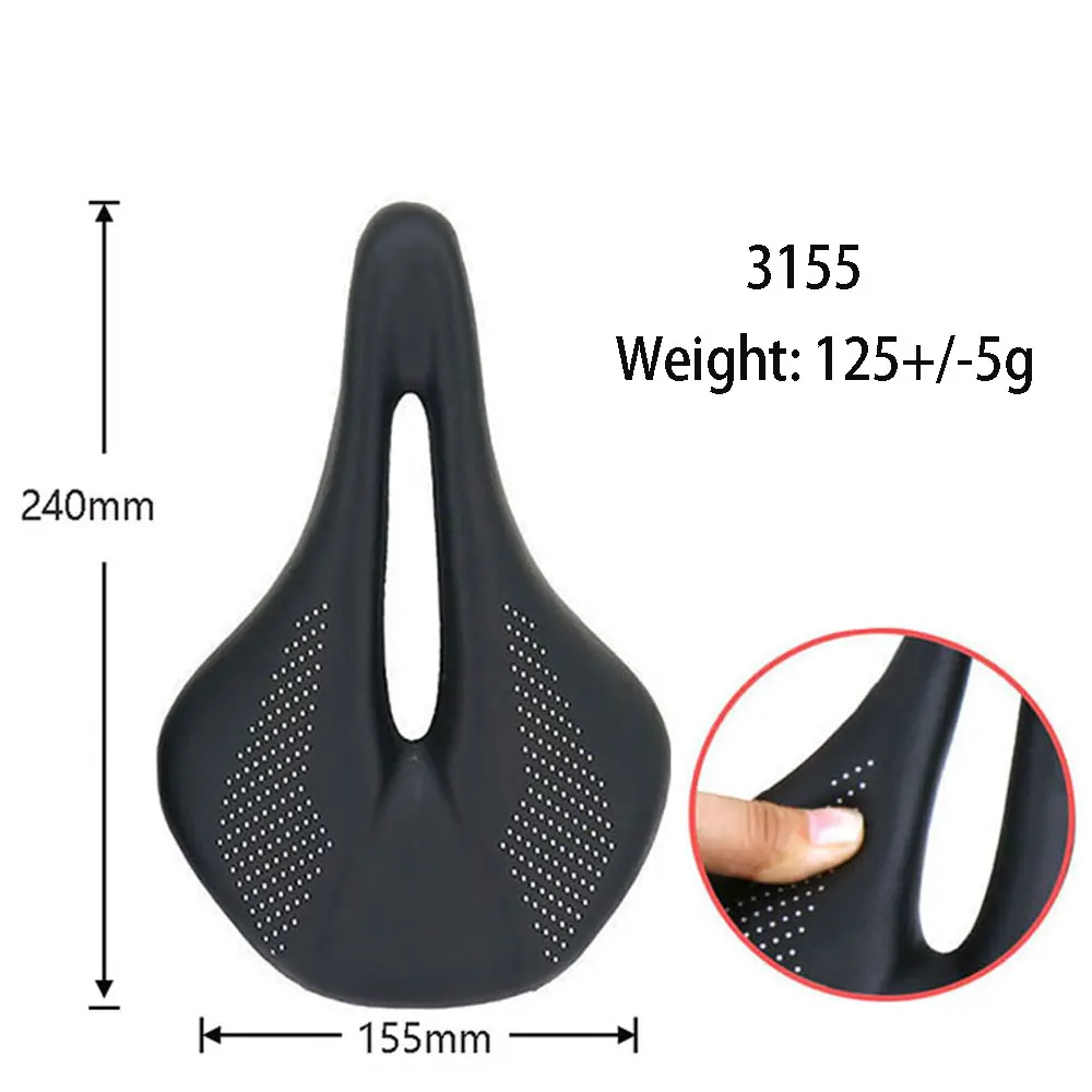 ELITA ONE Ultra-Light Carbon Leather Bike Saddle