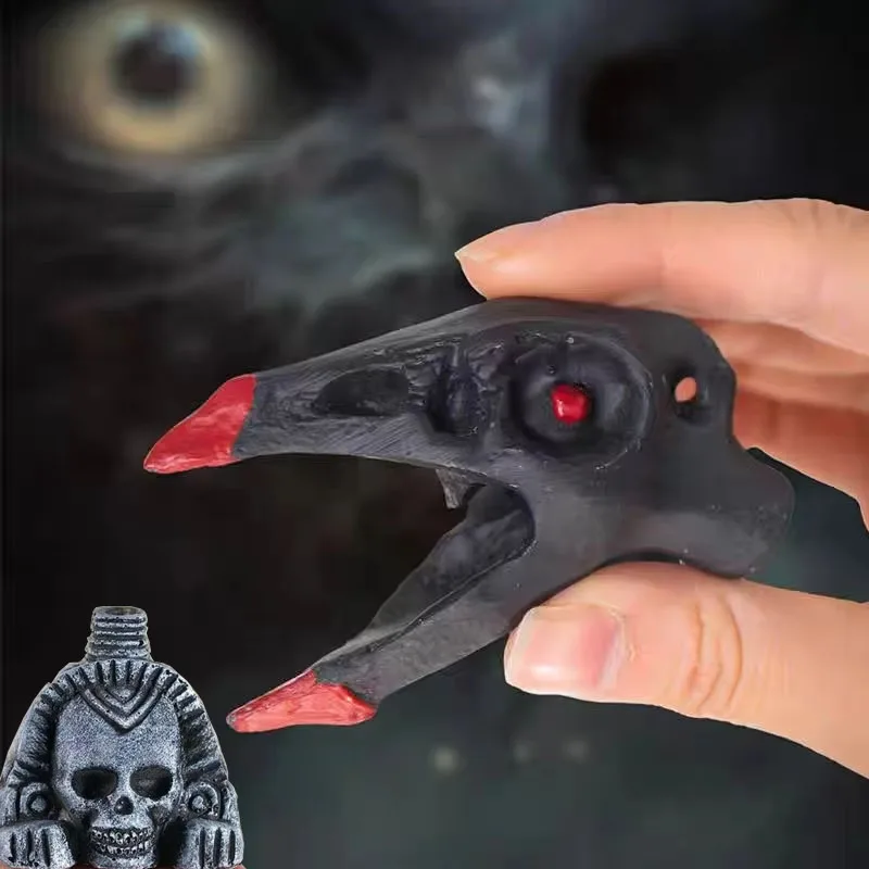 Aztec Skull Scream Whistle: Realistic Horror Sound Unleash The Scream Novelty Prank Scary Weird Sound Toys Aztec Whistle