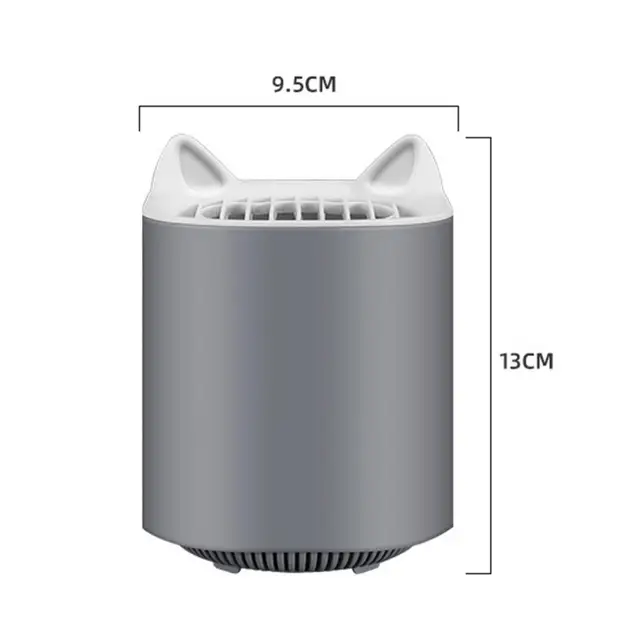 Szúnyoggyilkos Lámpa Macska Fül Tervezés Többfunkcionális Műanyag Led Ultra Csendes Rovarok Zapper Hálószobához - Image 6