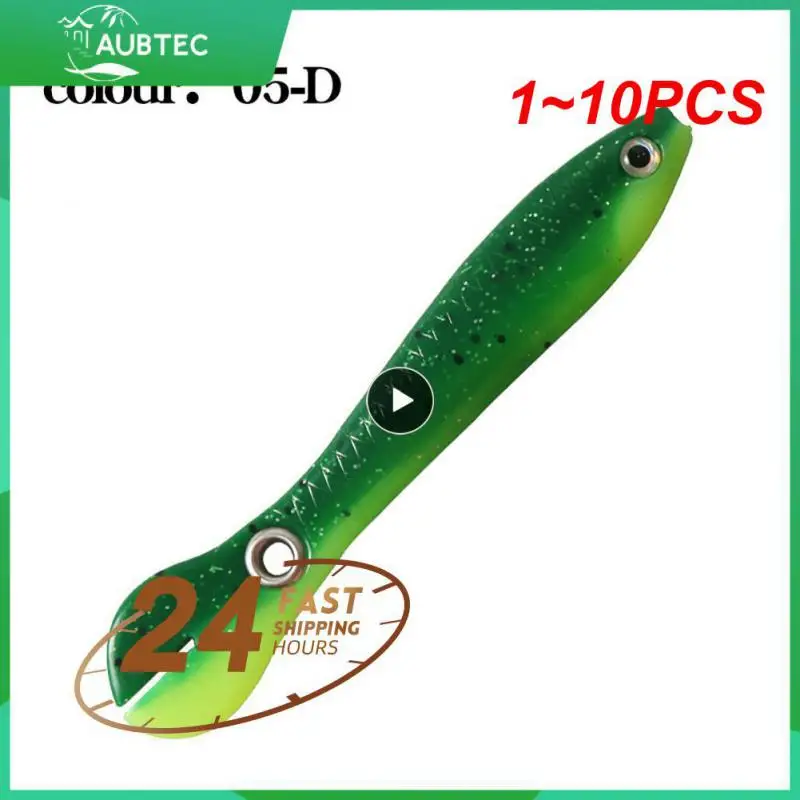 

1 ~ 10 шт. бионическая флейта 2 г 6 г, мягкая флейта, 10 цветов, искусственный плавающий воблер, приманка для рыбной ловли