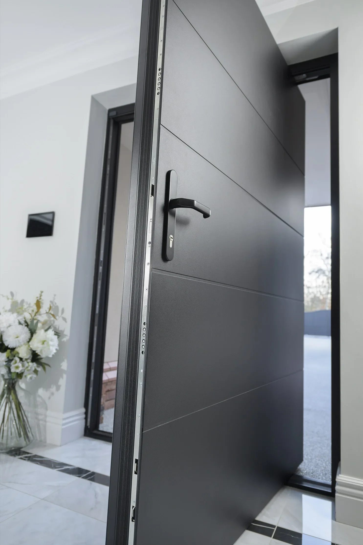 Price Aluminium Door Modern Design Main Iron Entrance Security Front Metal Exterior New Pivot Steel Doors