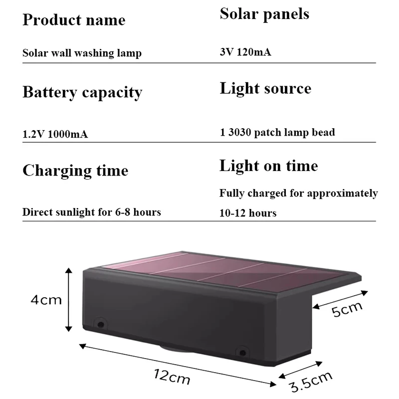 Brighter Solar Fence Lights Solar Lights Outdoor IP65 Waterproof Powered Lamp for Backyard Railing Wall Step Patio