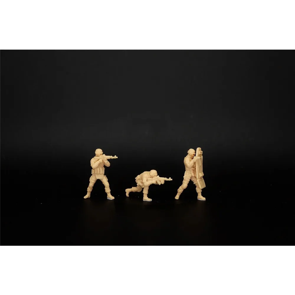 

1/72 современные российские спецсилы быстрого реагирования на 3 человека, группы белых тела (миниатюрные солдаты)