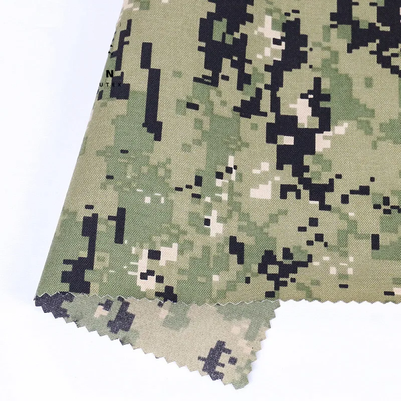 500D Nylon AOR1 AOR2 Camouflage Fabric PU Coating Waterproof Military Fan Luggage DIY Cloth