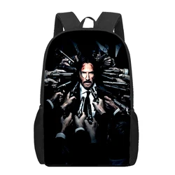 John Wick Film Backpack Women Men Backpacks Children Shoulder Bag School Bags Back Pack For Teenager Girls Boys Book Bag Female