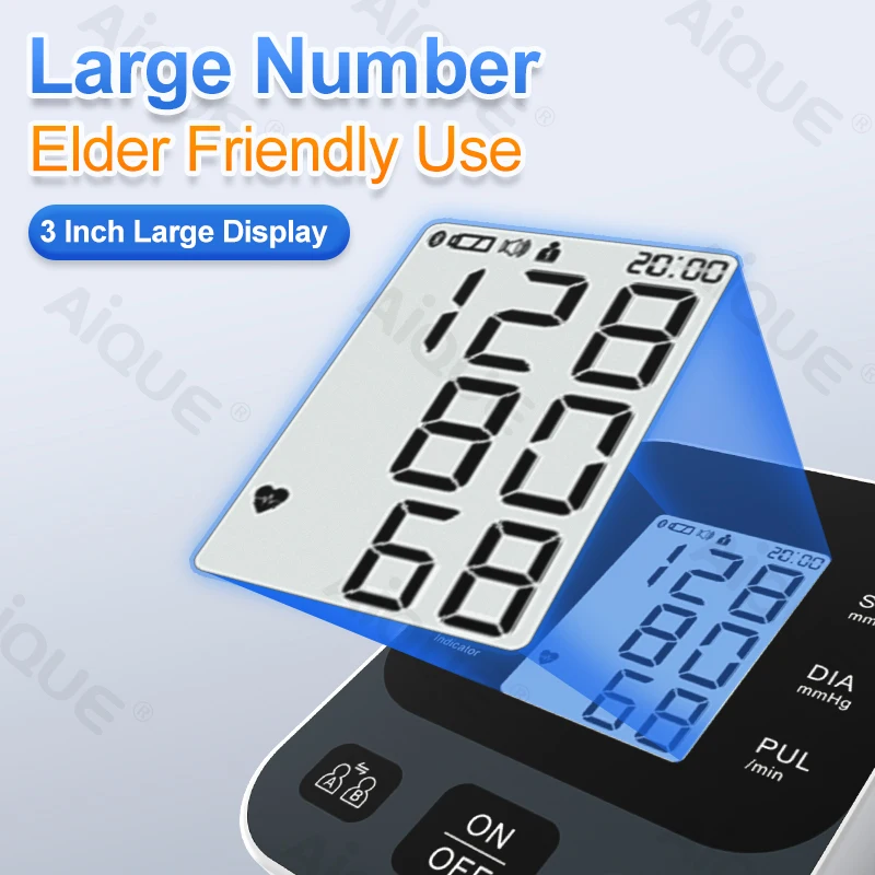 Blood Pressure Monitor Upper Arm Automatic Tonometer Digital Meter BP Medical Sphygmomanometer Pulse Spanish Portuguese Russian blood pressure monitor,blood pressure meter