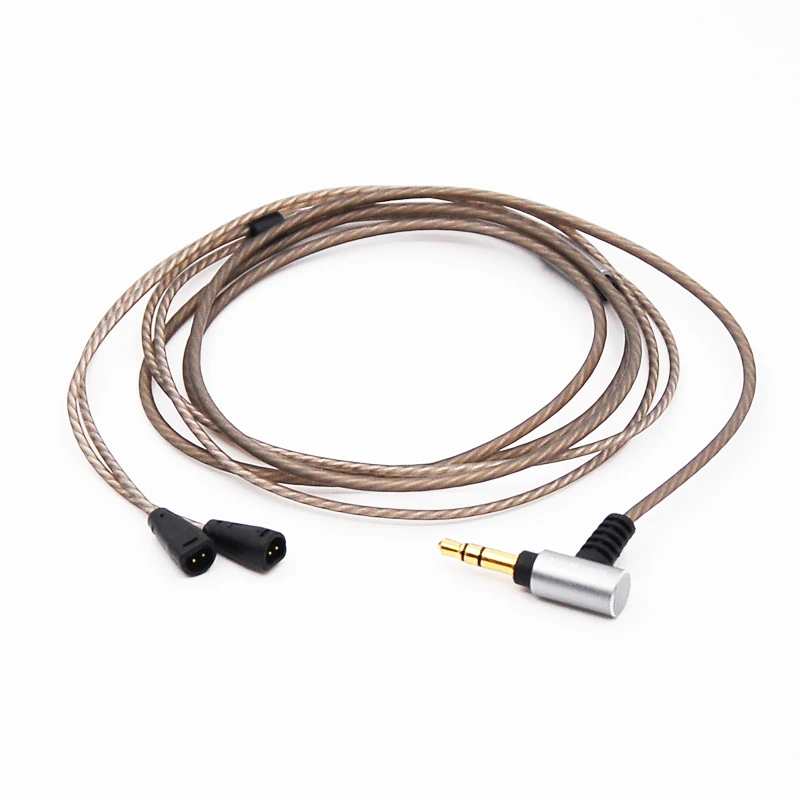 Фото Сменный посеребренный кабель для наушников Sennheiser IE80S IE80 IE8i IE8 3,5 мм №3