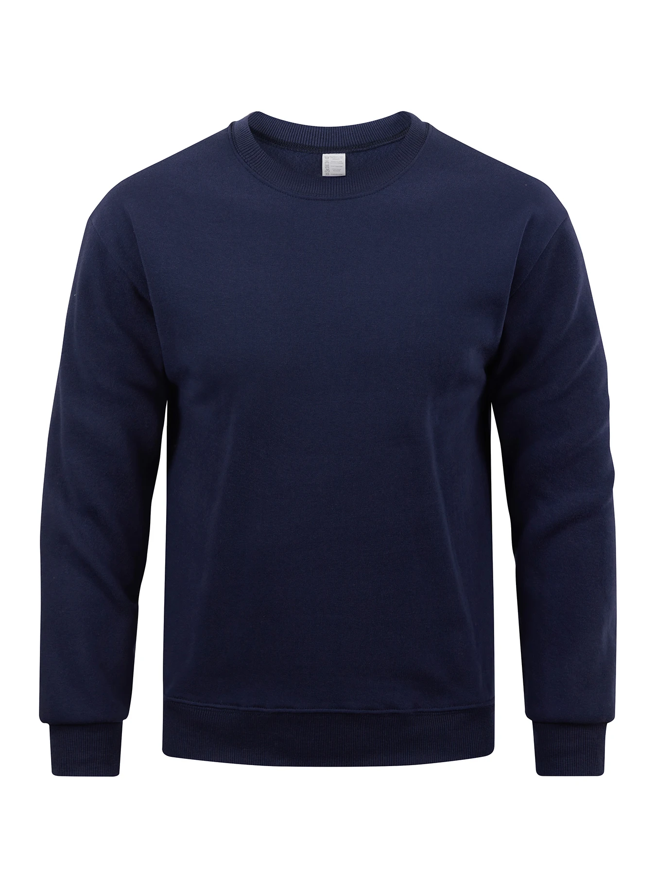 Man'S Fleece Soft Top Street All-Match Pullovers Comfortable Basics Sweatshirts Autumn Casual Sportswears Daily Sport Clothing