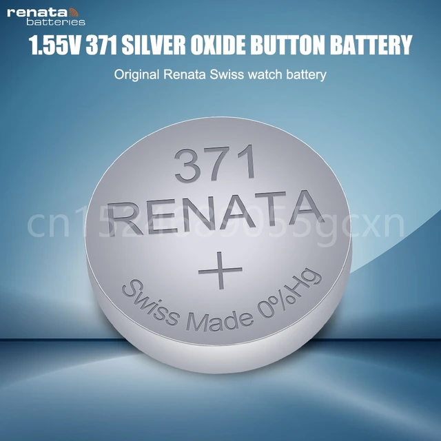 Original Renata 371 SR920SW AG6 LR920 LR69 920 1.55V Silver Oxide Watch  Battery Toys Remote Control Button Coin Cell - AliExpress