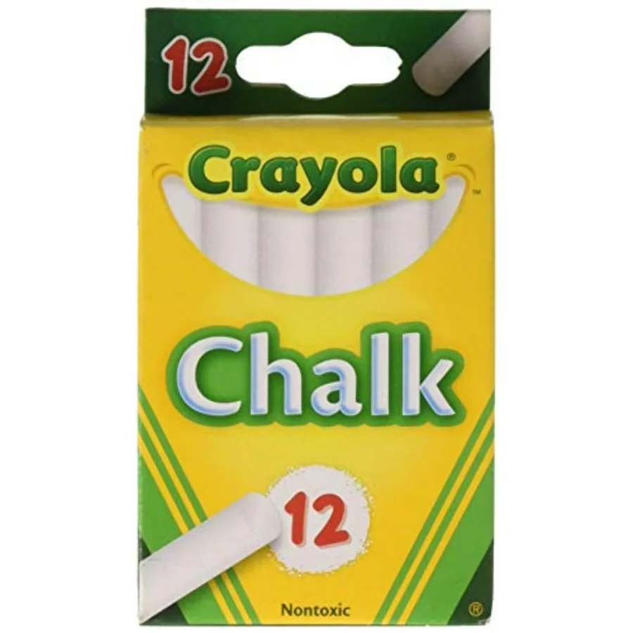 NonToxic White Chalk for Classroom Art Projects