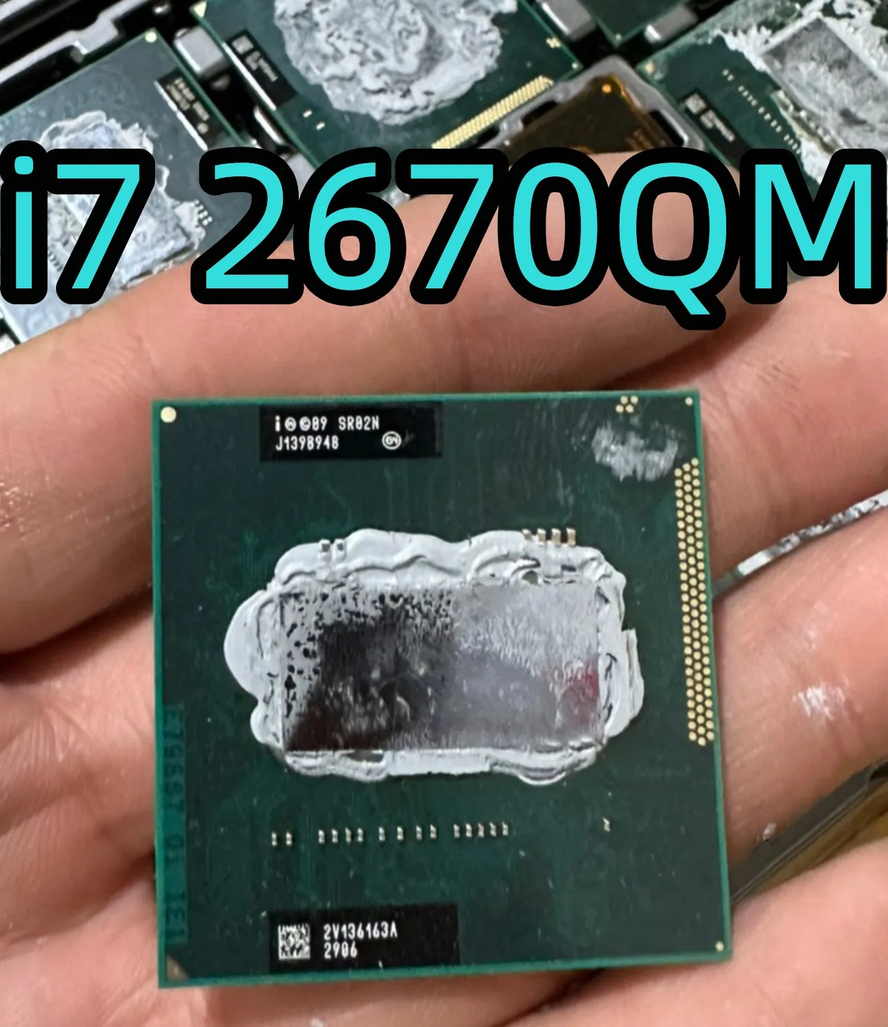 Процессор Intel Core I7-2670QM SR02N i7 2670QM, процессор для ноутбука Socket G2 rPGA988B, подходит для чипсета HM65 75 76 77