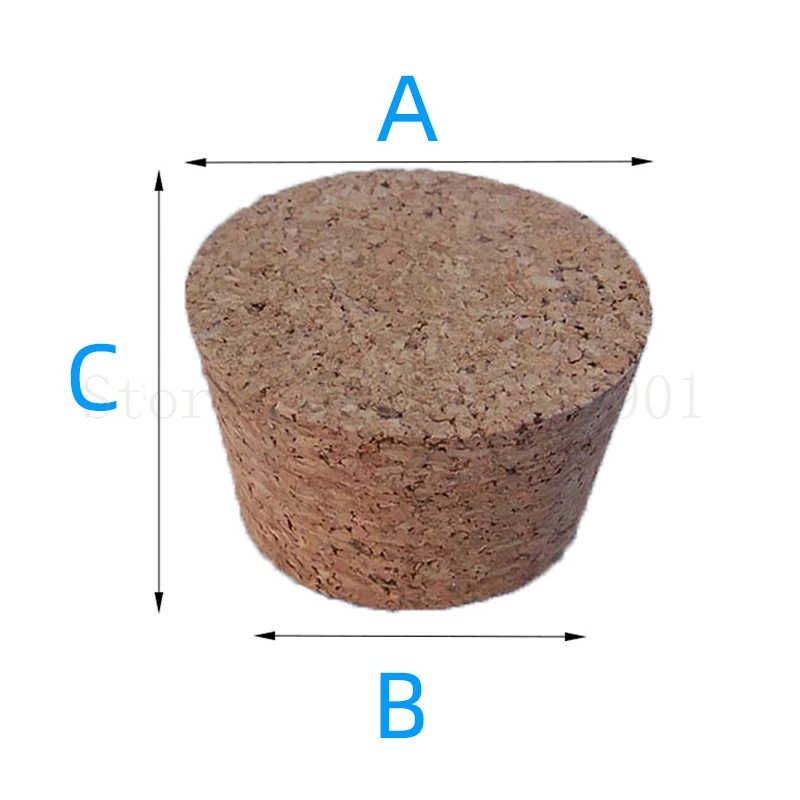 Lab Top DIA 72mm-105mm Wood Big Cork Thermos Bottle Stopper Essential Oil Pudding Glass Bottle Lid 2Pcs/lot