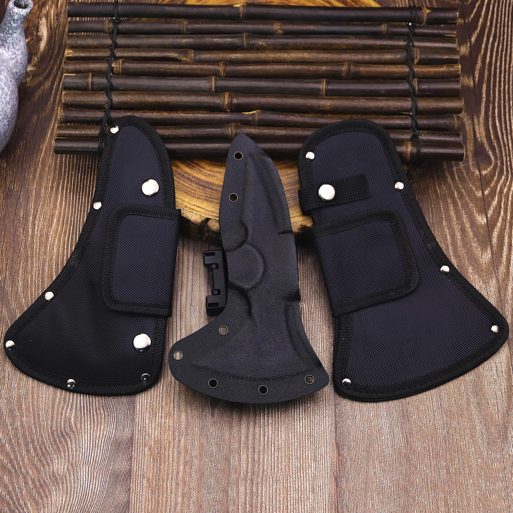 High-end hand-stitched nylon axe sheath, outdoor axe K sheath, suitable for tactical axe, camping axe, logging axe 3