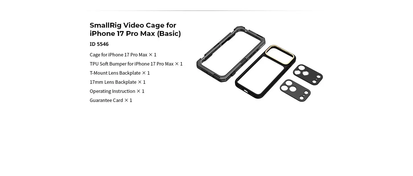 Mobile Dual Handheld Kit for iPhone 17 Pro /Pro Max w Rotatable Wireless Handle