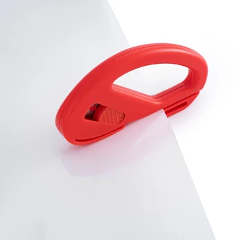 Taglierina per pellicole arrotondate 1 pezzo, taglierina per carta da imballaggio a scorrimento facile con lama di sicurezza per il taglio di pellicole viniliche per carrozzeria auto, strumenti PPF