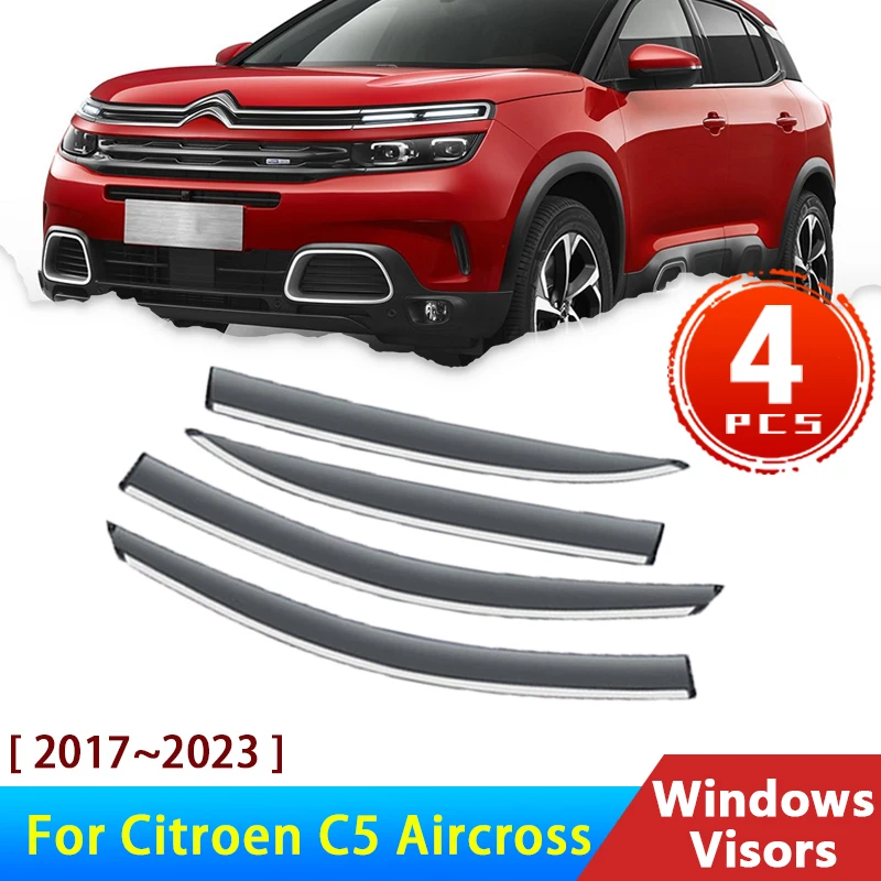 Car Window Visors for Citroen C5 Aircross 20172023 5door SUV Wind